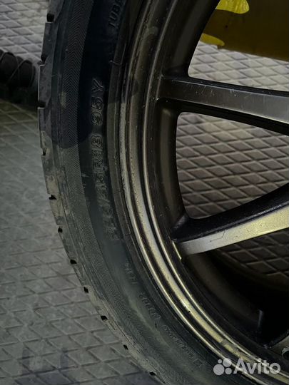 Литые диски r18 + резина Bridgestone+ проставки