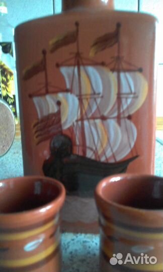 Штоф из керамики