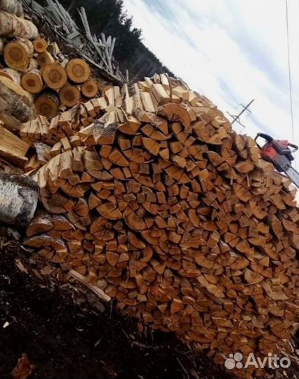 Дрова колотые от производителя
