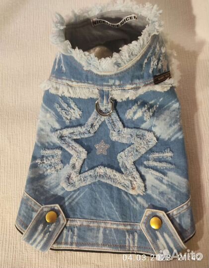 Джинсовая жилетка