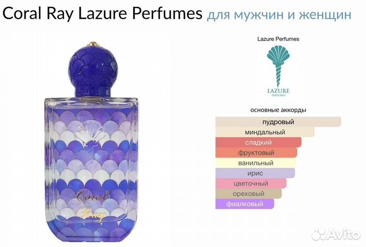 Lazure Perfumes Coral Ray оригинал распив духи 20