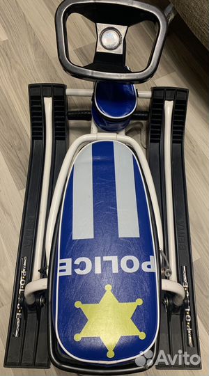 Детский снегокат (Аргамак) со спинкой