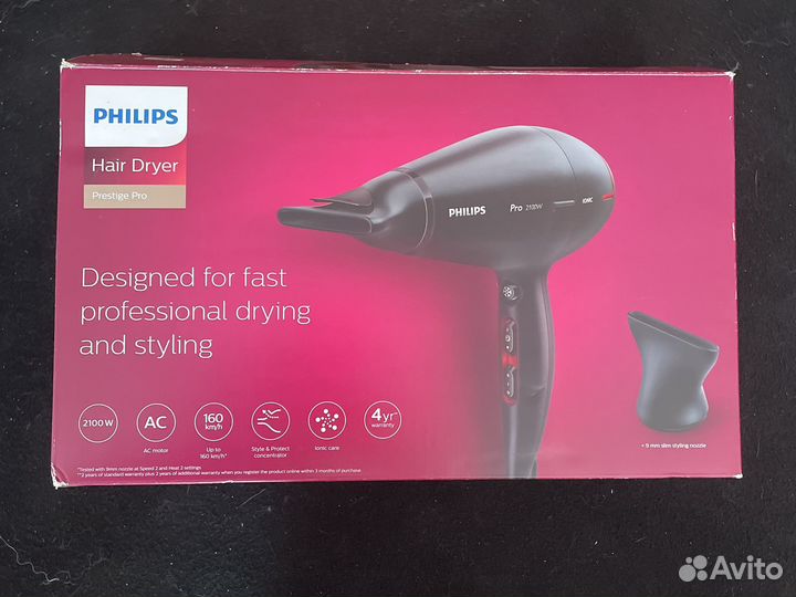 Фен Philips Prestige Pro hps910/10