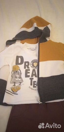 Костюм тройка детский 74р