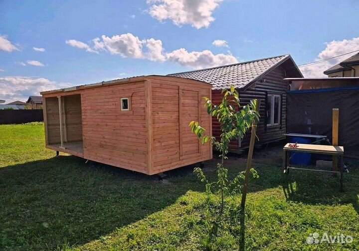 Бытовка вагончик из дерева