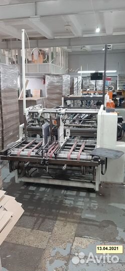 Фальцевально-склеивающая линия Bobst 930