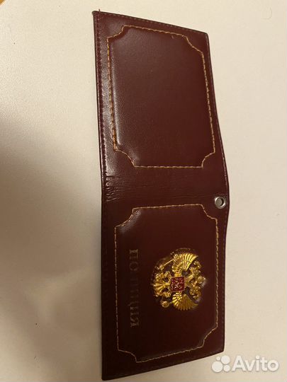 Обложка на удостоверение мвд