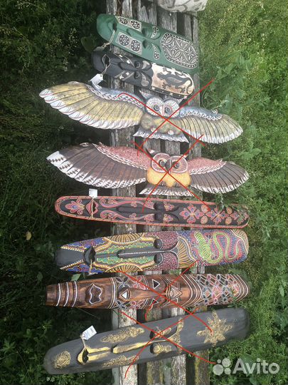 Маска настенная из Индонезии