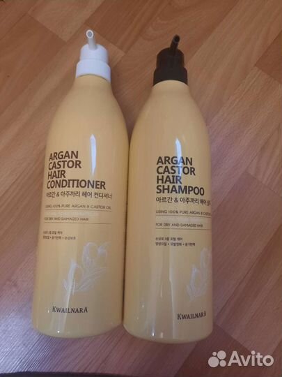 Шампунь аргановый касторовый + кондиционер 2х1л
