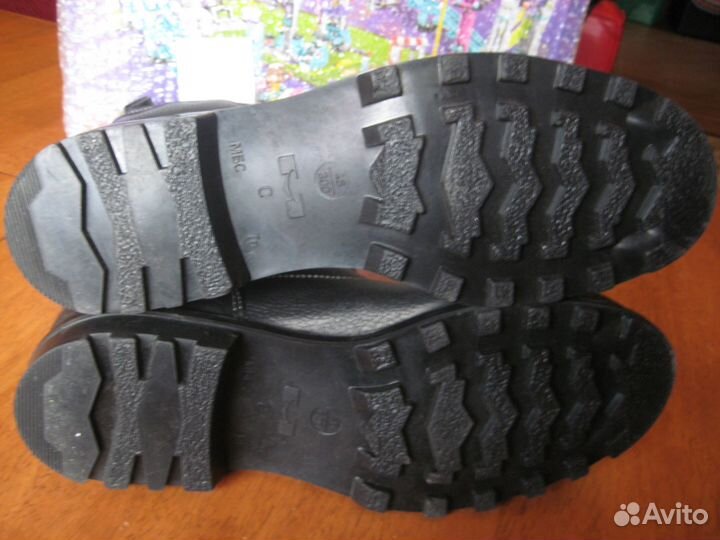 Сапоги мужские кожаные 46 размер