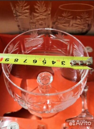 Фужер креманка для шампанского Ананас Югославия