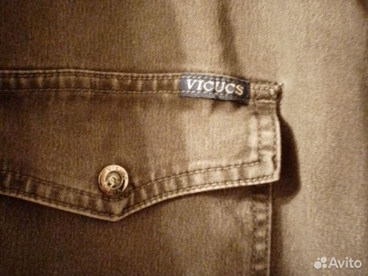 Рубашка мужская джинсовая 60-62