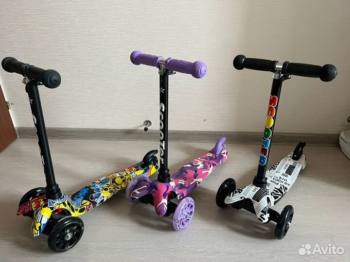 Самокат детский трехколесный
