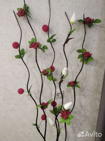 Искусственные цветы для декора
