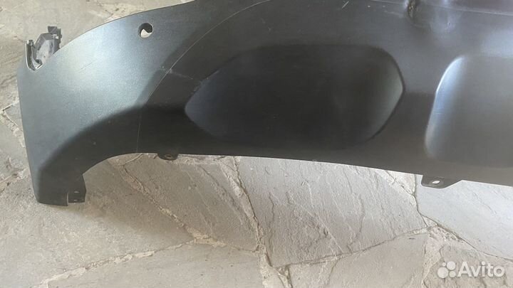 Накладка на задний бампер kia sportage