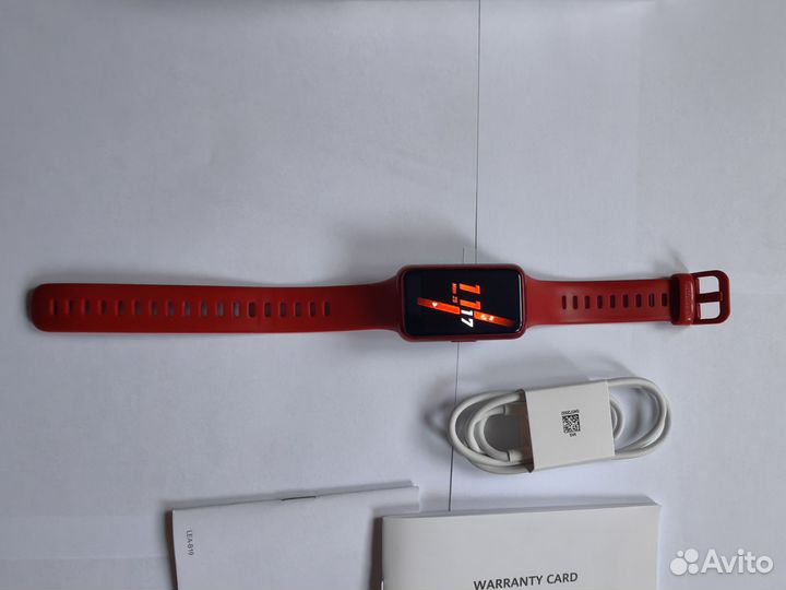 Huawei band 7(red/красный)