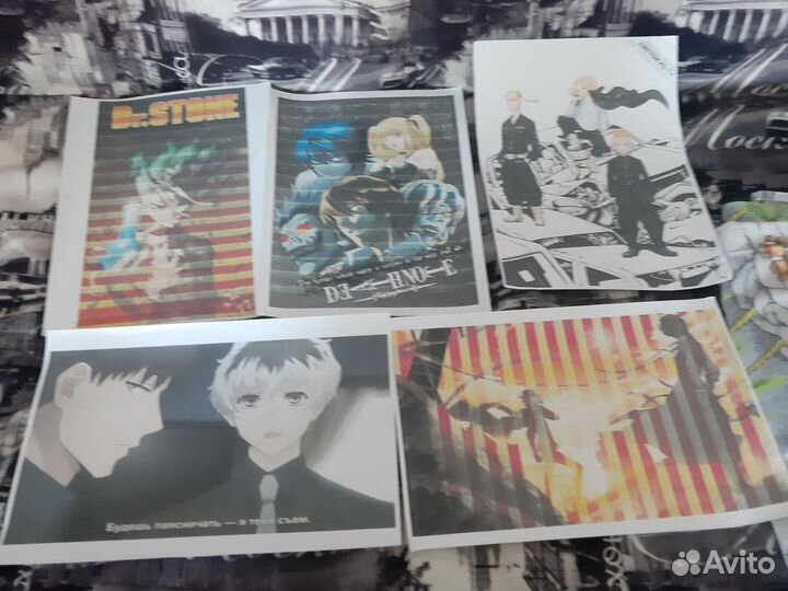 Плакаты постеры аниме