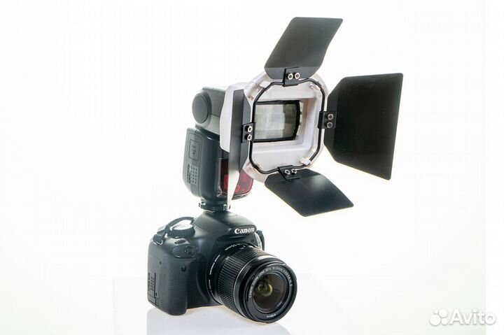 Софтбокс для накамерной вспышки и доп. аксессуары