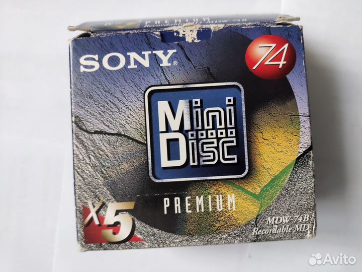 Минидиски Sony, JVC, TDk