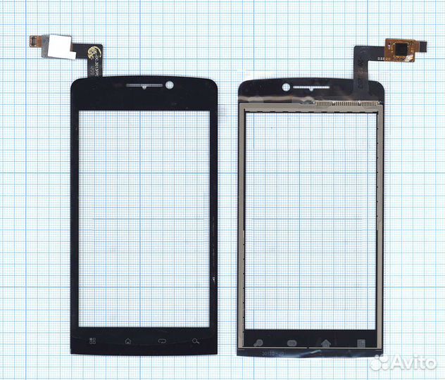 Тачскрин Philips T539 черный