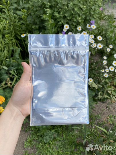 Пакет металлизированный 14*21 см 46 шт