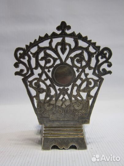 Солонка, серебро, в форме стула