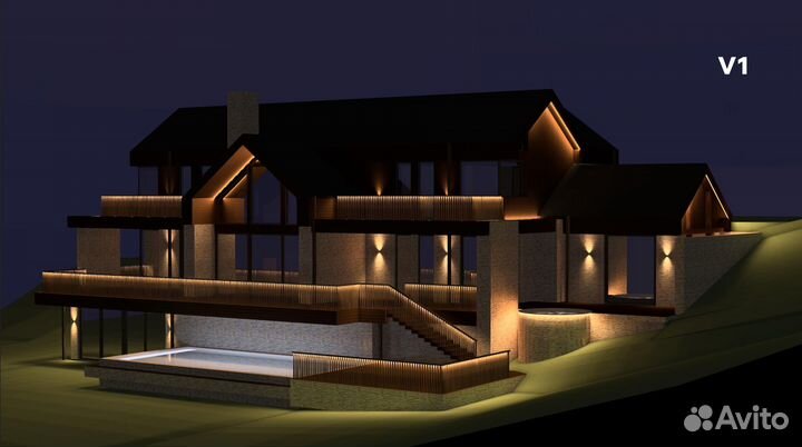 Уличный светильник фонарь Owl 3