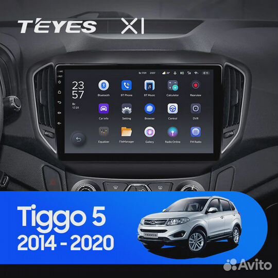 Штатная магнитола Teyes X1 WI-FI Chery Tiggo 5