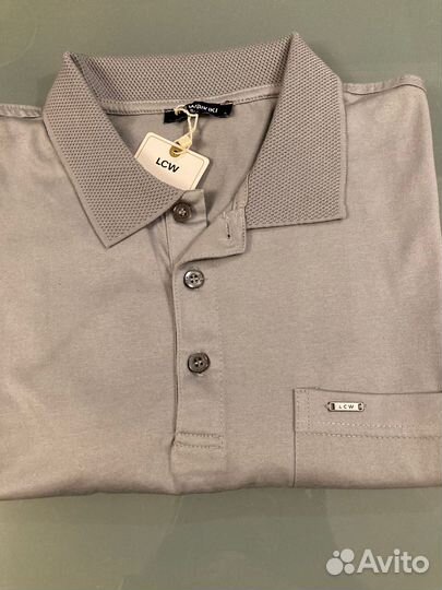 Рубашка мужская поло р.48 новая (100% хлопок)