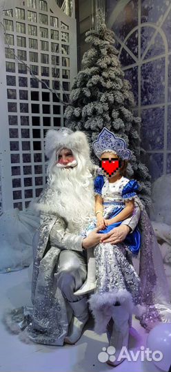 Новогодний карнавальный костюм Снегурочка 110