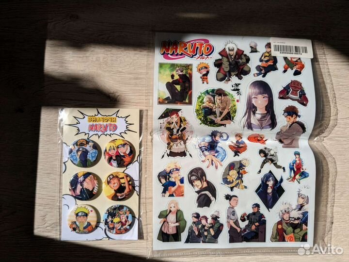 Значки и наклейки Наруто Naruto