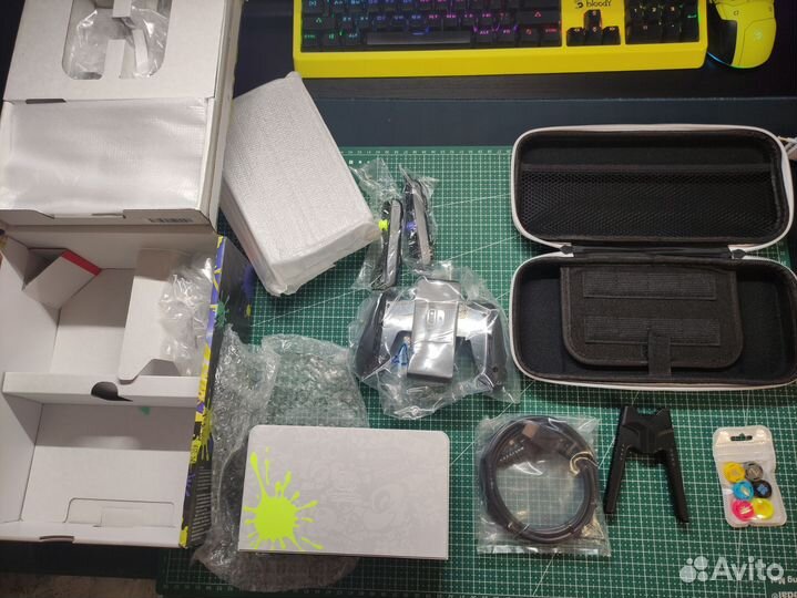 Nintendo switch oled splatoon 3 чип 256 Гб