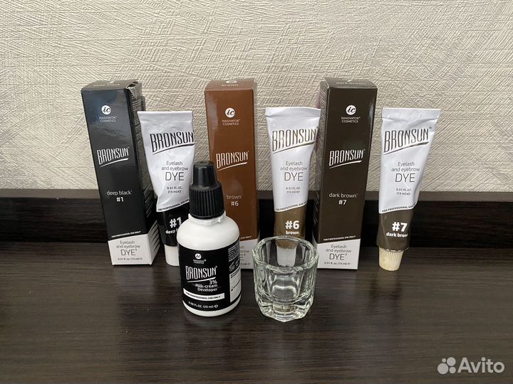 Краска для бровей bronsun