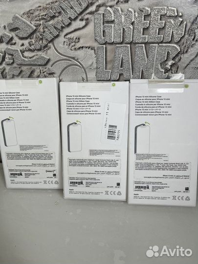 Чехол Silicone Leather iPhone 13mini оригинал