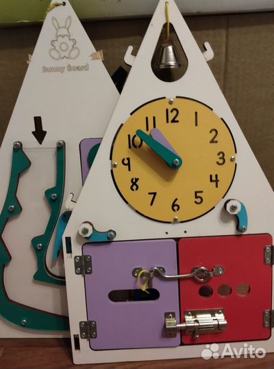 Бизиборд домик развивашка