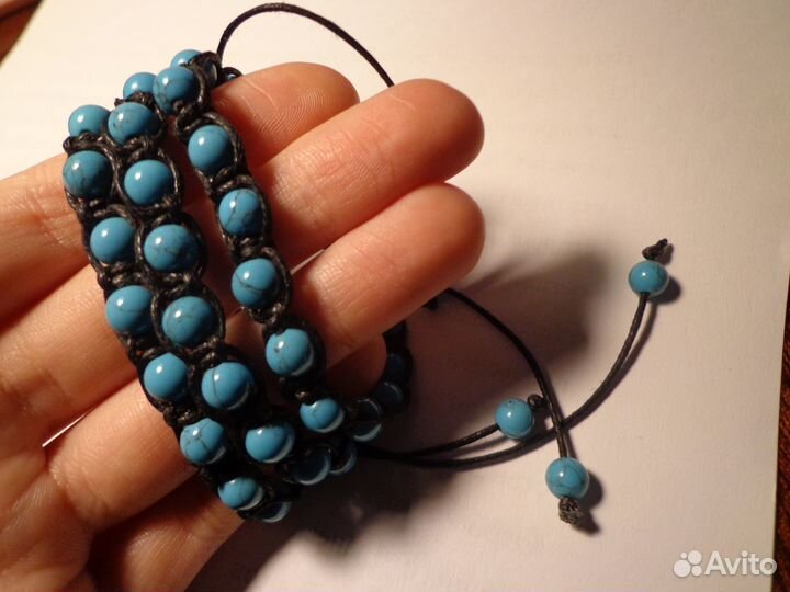 Браслеты шамбала новые, сделаны под камни