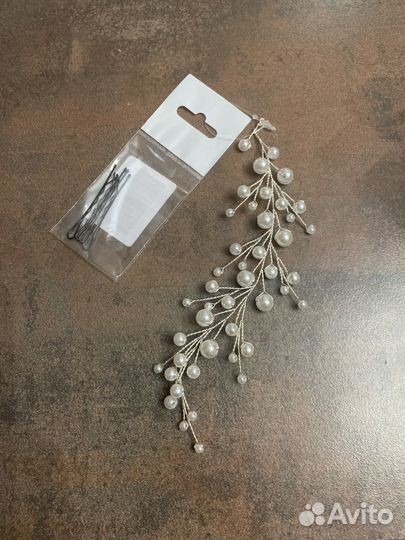 Веточка для волос, свадебная