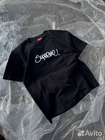 Футболка Supreme черная арт:539