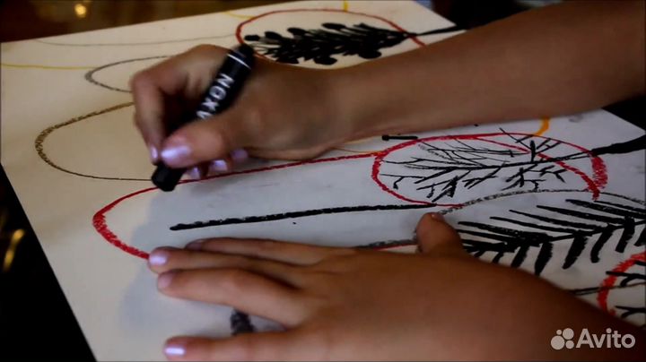 Обучение детей рисованию, нейрографика