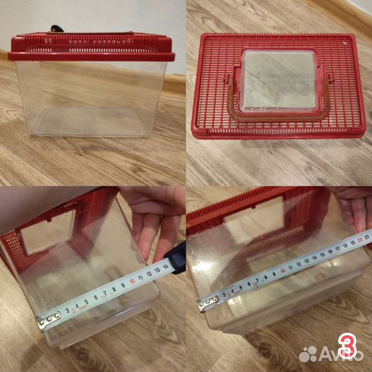 Пластиковый контейнер для мелких грызунов