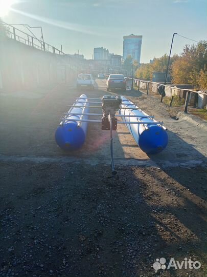 Б/у катамaран надувной туpистcкий