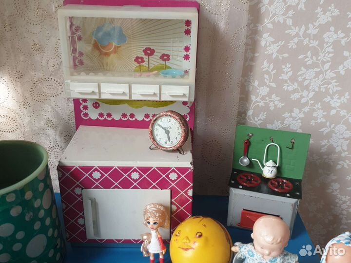 Игрушки СССР. винтаж. Мебель для кукол