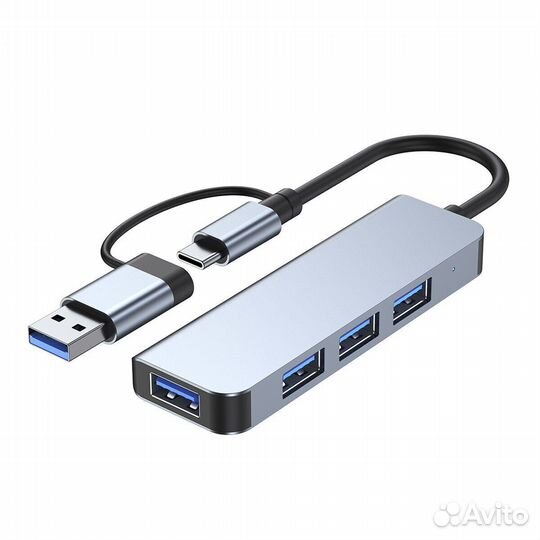 USB HUB разветвитель 4В1 mivo