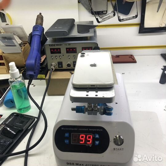 Замена стекла на iPhone iPad переклейка дисплея