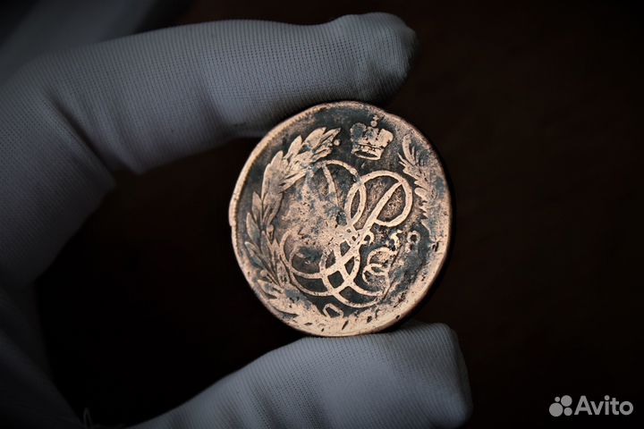 2 Копейки 1758 Елизавета Петровна в Твери