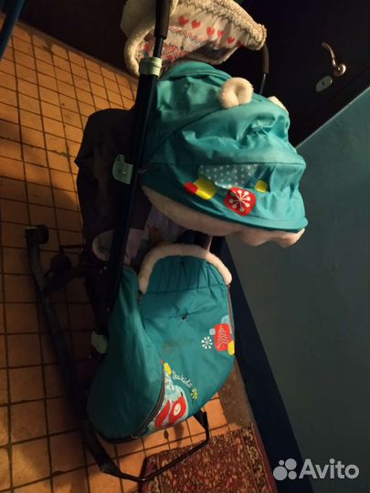 Детские санки коляска бу