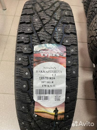 Nokian Tyres Hakkapeliitta C3 195/75 R16 107R