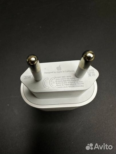 Зарядный блок iPhone 20w Оригинал