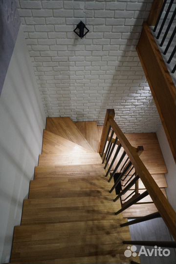 Лестница на монокосоуре на второй этаж