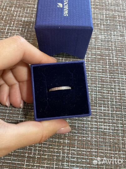 Кольцо дорожка Swarovski